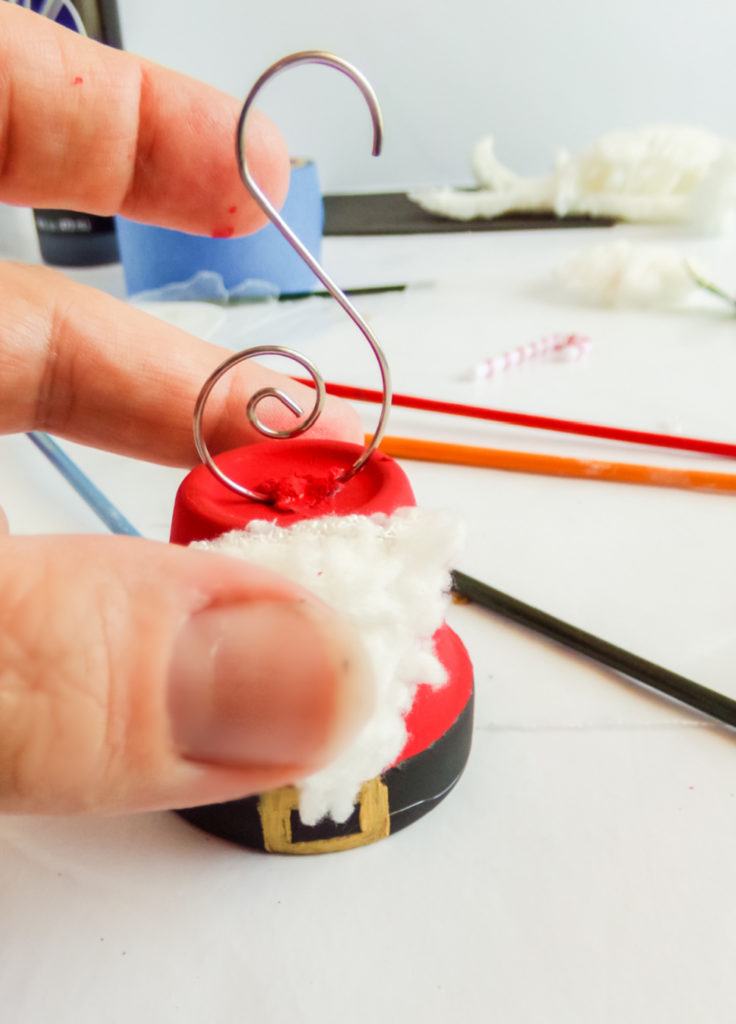 Santa and Mrs. Claus Terra Cotta Bell Ornament Craft