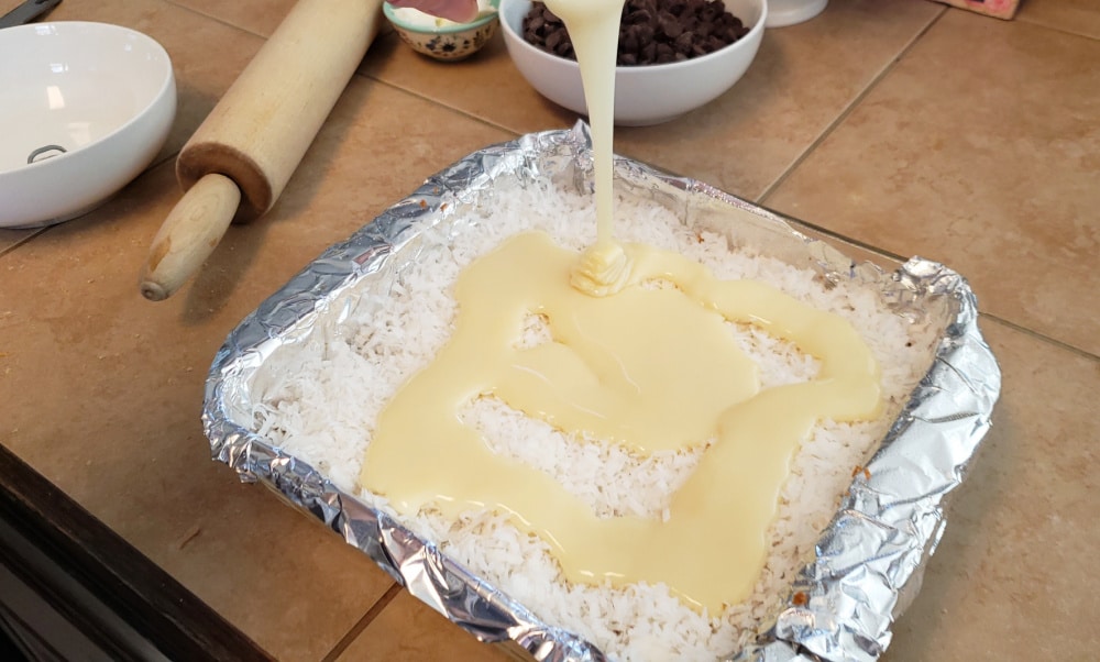 Easy Homemade Mounds Bars