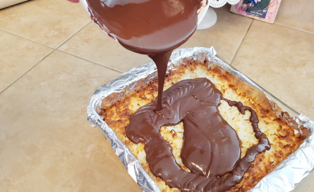 Easy Homemade Mounds Bars