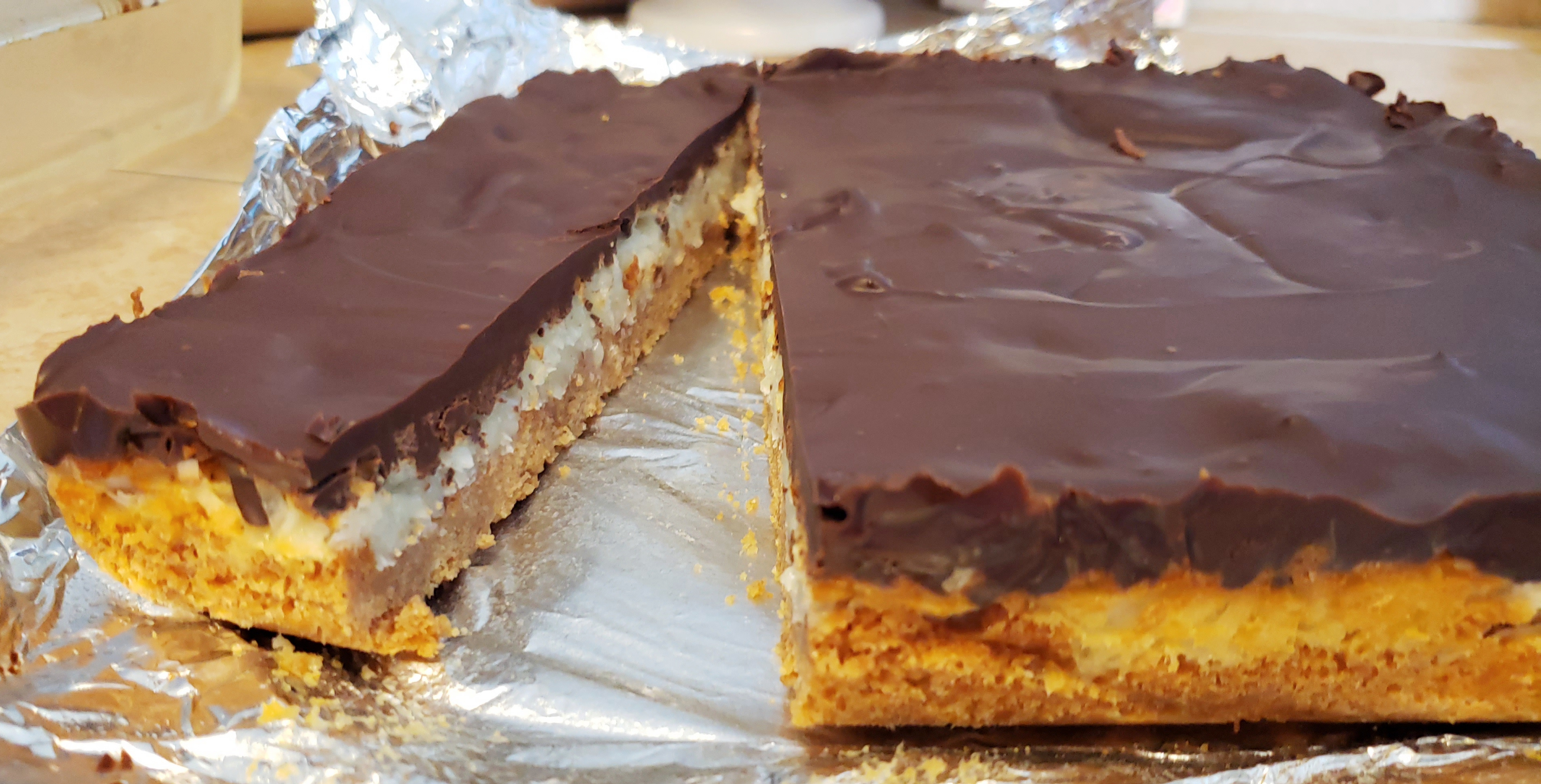 Easy Homemade Mounds Bars