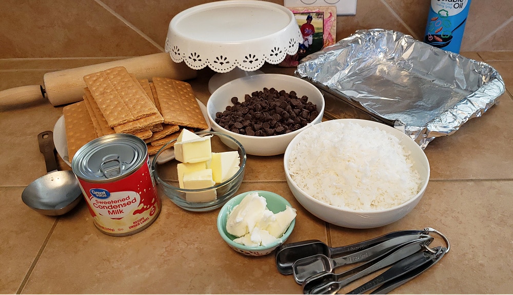 Easy Homemade Mounds Bars