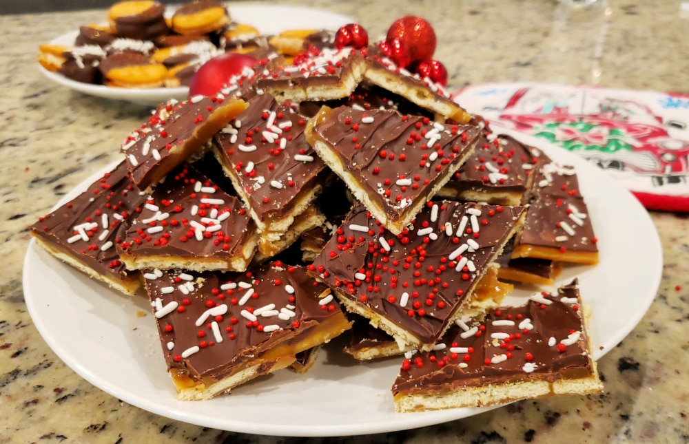 Christmas Crack Cracker Toffee Candy