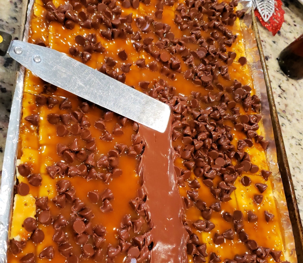 Christmas Crack Cracker Toffee Candy