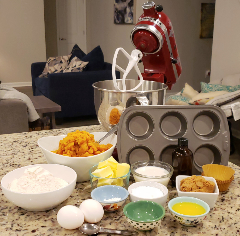 easy sweet potato muffins