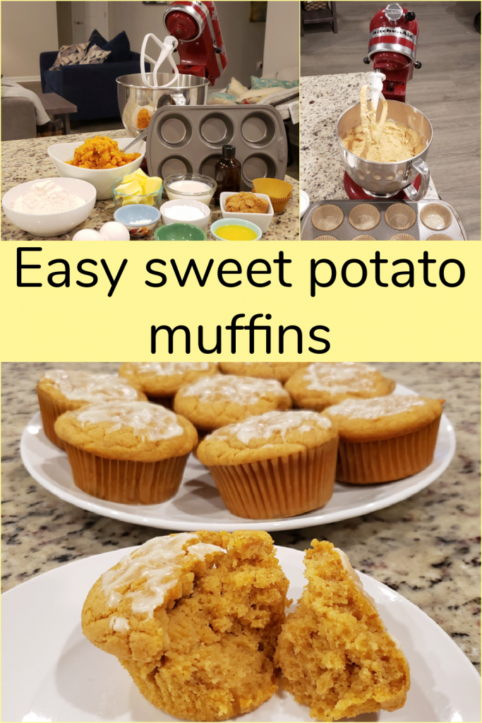 easy sweet potato muffins