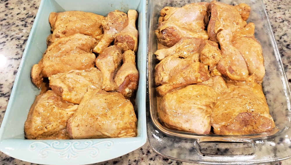 Peruvian chicken with Green sauce (Aji Verdi)