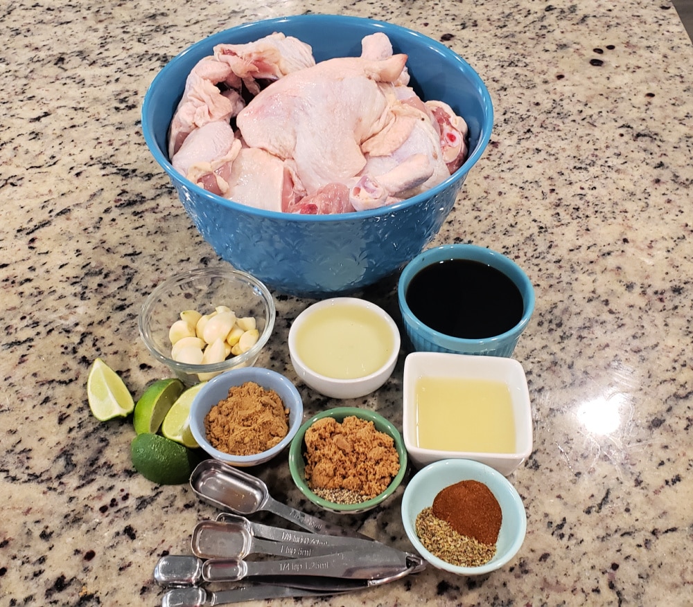 Peruvian chicken with Green sauce (Aji Verdi)