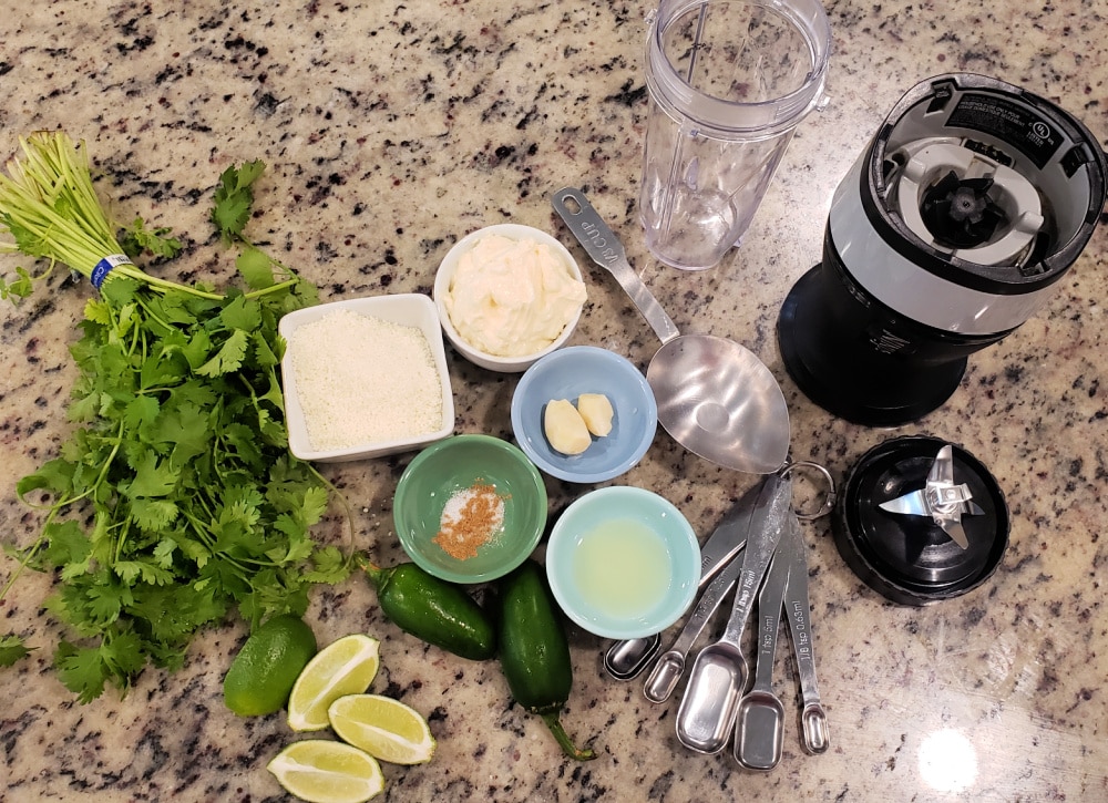 Peruvian chicken with Green sauce (Aji Verdi)