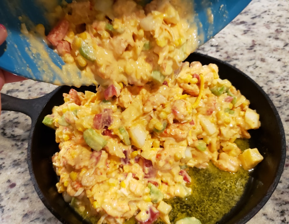 Cajun Crawfish Cornbread