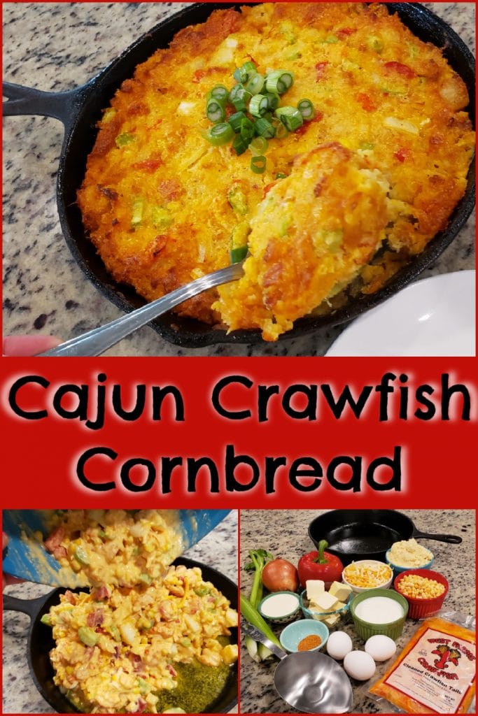 Cajun Crawfish Cornbread