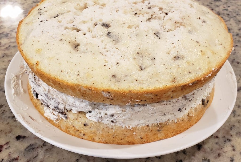 Cheesecake stuffed Oreo Cake