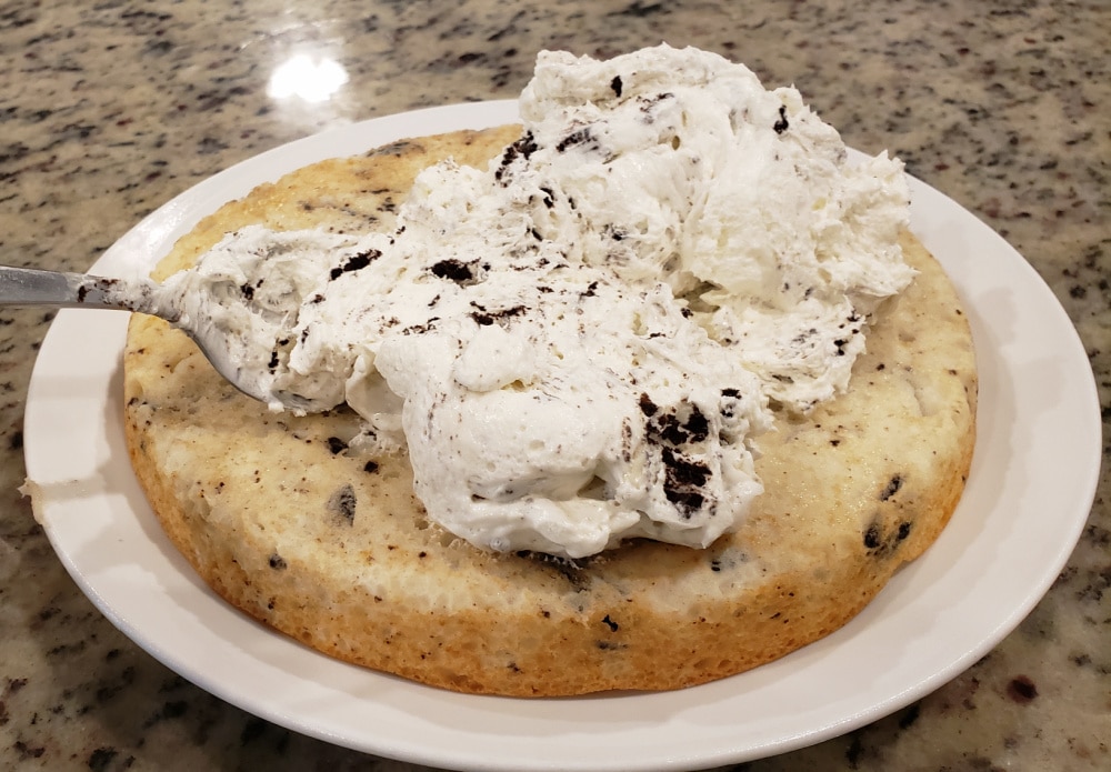 Cheesecake stuffed Oreo Cake