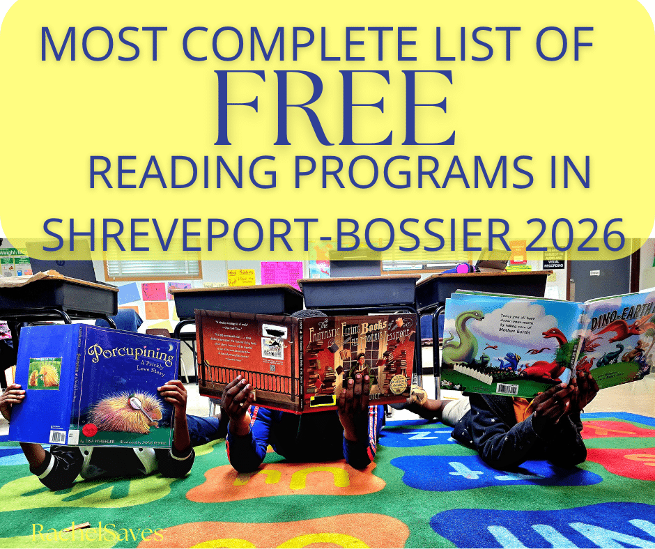 Most Complete List Of Free Reading Programs in Shreveport-Bossier 2026 Most Complete List Of Free Reading Programs in Shreveport-Bossier 2026